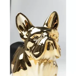 KARE Design Deko & Geschenkartikel-Spardose Bulldog Gold-Schwarz