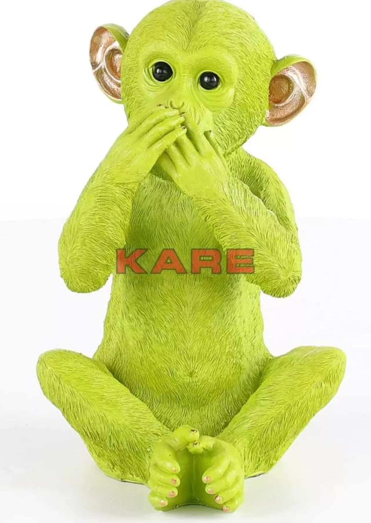 KARE Design Deko & Geschenkartikel-Spardose Monkey Iwazaru Grun