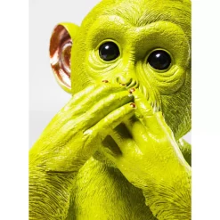 KARE Design Deko & Geschenkartikel-Spardose Monkey Iwazaru Grun