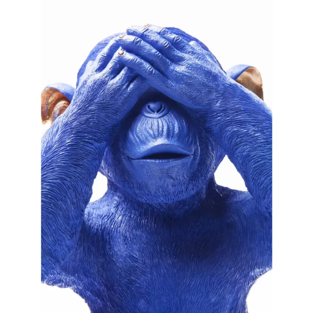 KARE Design Deko & Geschenkartikel-Spardose Monkey Mizaru Blau