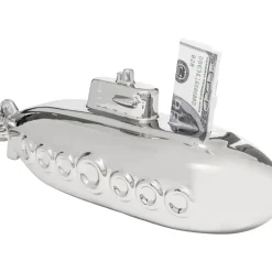 KARE Design Deko & Geschenkartikel-Spardose Submarine Silber 11Cm