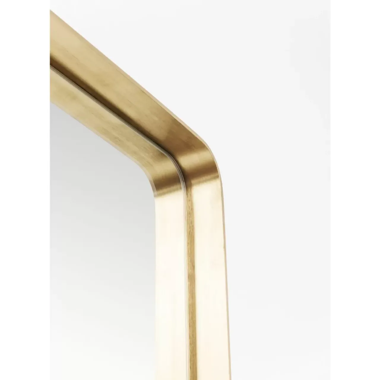 KARE Design Spiegel-Spiegel Curve Rectangular Brass 70X200Cm