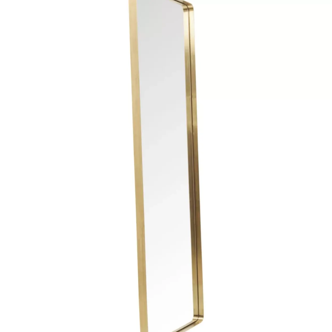 KARE Design Spiegel-Spiegel Curve Rectangular Brass 70X200Cm