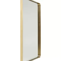 KARE Design Spiegel-Spiegel Curve Rectangular Brass 80X120Cm