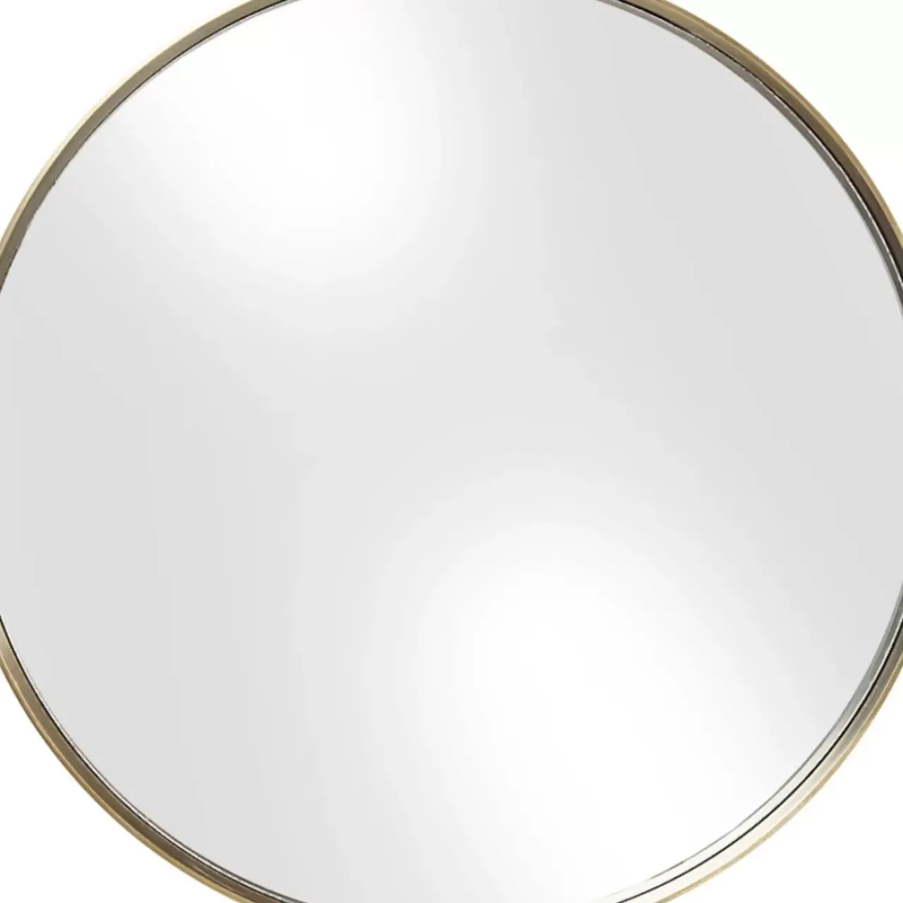 KARE Design Spiegel-Spiegel Curve Round Brass O60Cm