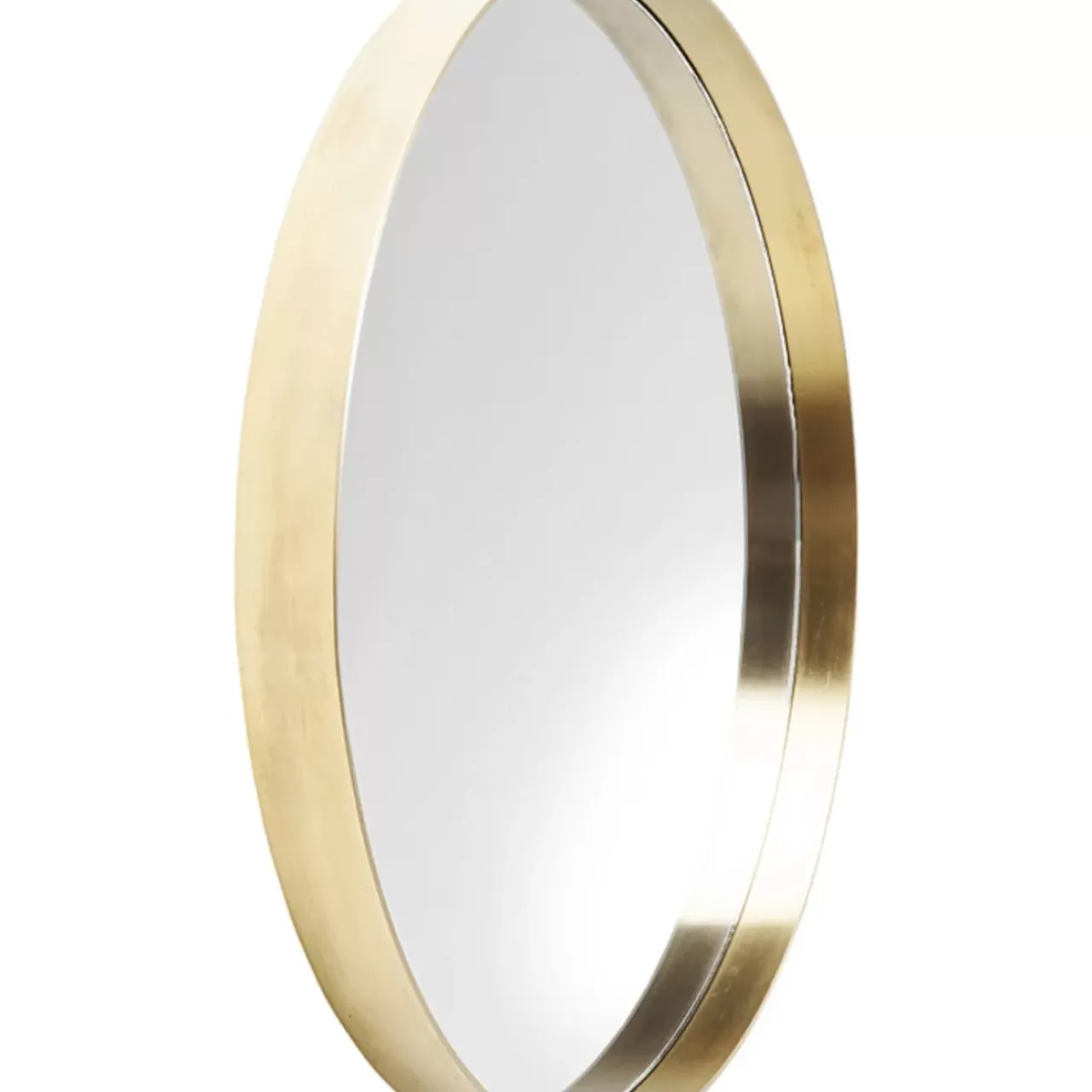 KARE Design Spiegel-Spiegel Curve Round Brass O60Cm