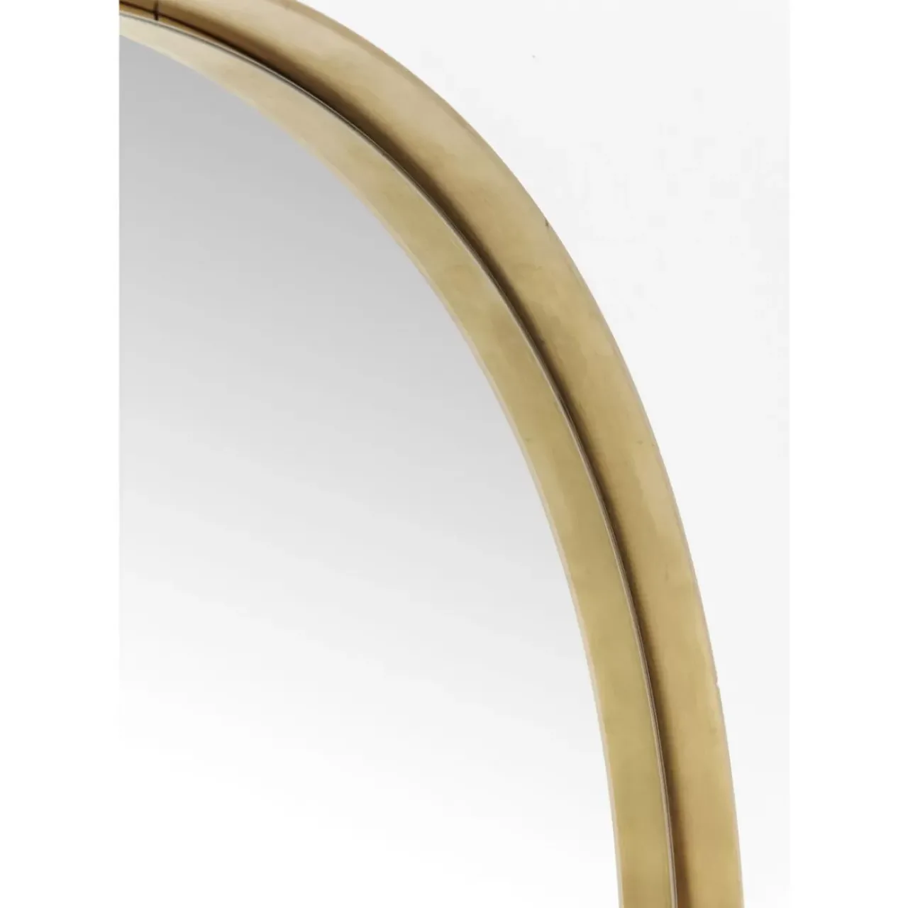 KARE Design Spiegel-Spiegel Curve Round Brass O100Cm