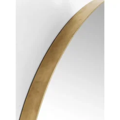 KARE Design Spiegel-Spiegel Curve Round Brass O100Cm