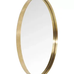 KARE Design Spiegel-Spiegel Curve Round Brass O100Cm