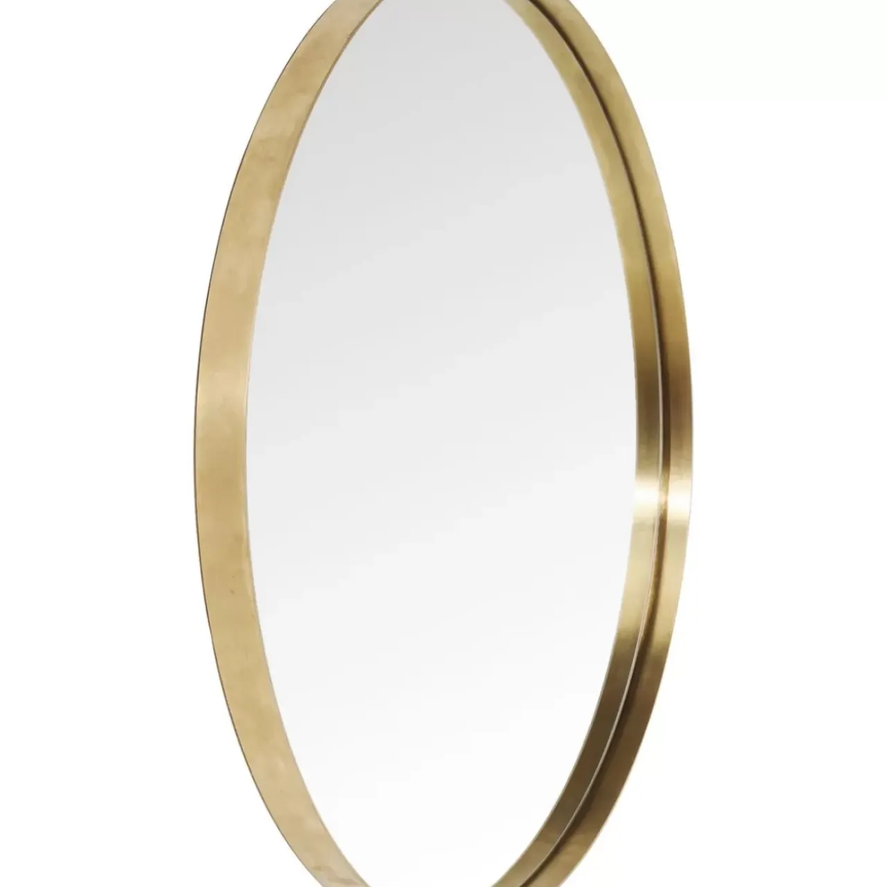 KARE Design Spiegel-Spiegel Curve Round Brass O100Cm