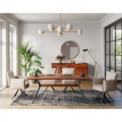 KARE Design Spiegel-Spiegel Curve Round Copper O100Cm