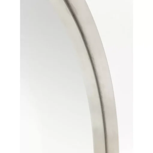 KARE Design Spiegel-Spiegel Curve Round Stainless Steel O100Cm