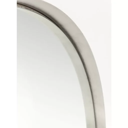 KARE Design Spiegel-Spiegel Curve Round Stainless Steel O100Cm