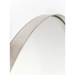 KARE Design Spiegel-Spiegel Curve Round Stainless Steel O100Cm