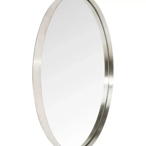 KARE Design Spiegel-Spiegel Curve Round Stainless Steel O100Cm