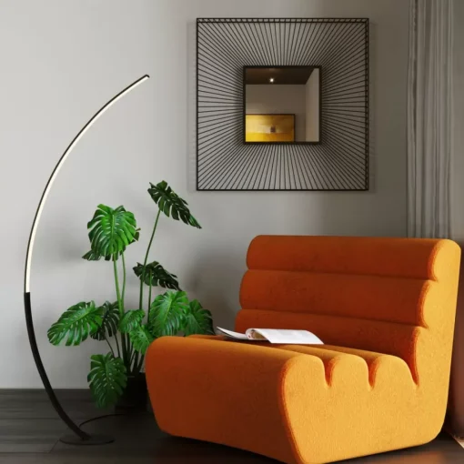 KARE Design Spiegel-Spiegel Dimension Square Schwarz 91X91Cm