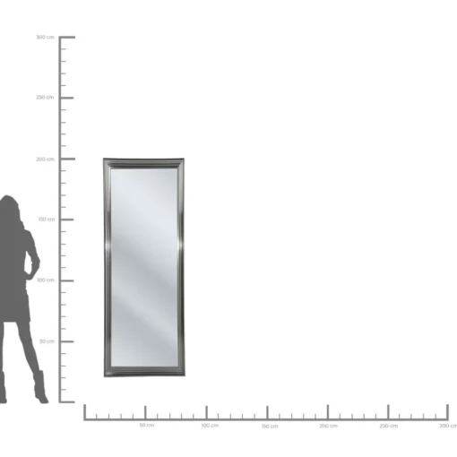KARE Design Spiegel-Spiegel Frame Eve Silver 180X90Cm