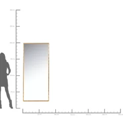 KARE Design Spiegel-Spiegel Hipster Bamboo 80X180Cm