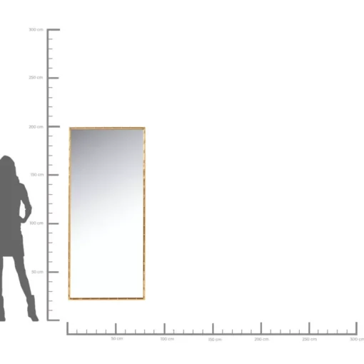 KARE Design Spiegel-Spiegel Hipster Bamboo 80X180Cm