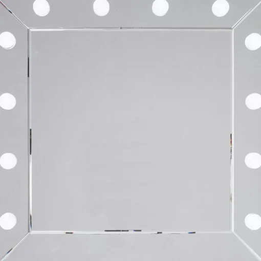 KARE Design Leuchtobjekte-Spiegel Make Up Square 81X81Cm