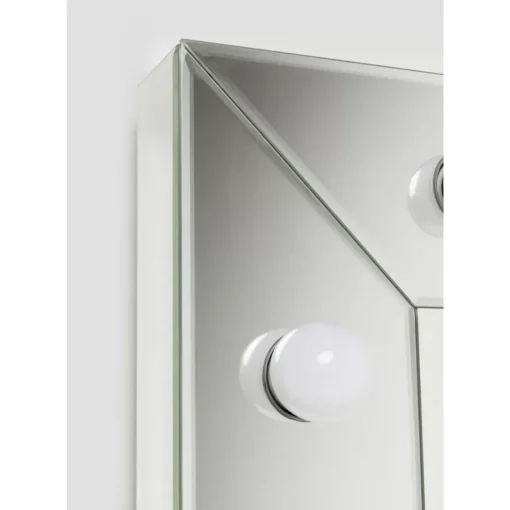 KARE Design Leuchtobjekte-Spiegel Make Up Square 81X81Cm