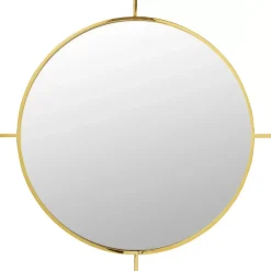 KARE Design Spiegel-Spiegel Stanford Frame Gold O90Cm