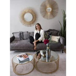 KARE Design Spiegel-Spiegel Sunbeam O90Cm