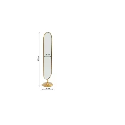 KARE Design Spiegel-Standspiegel Curve Mo 40X170Cm