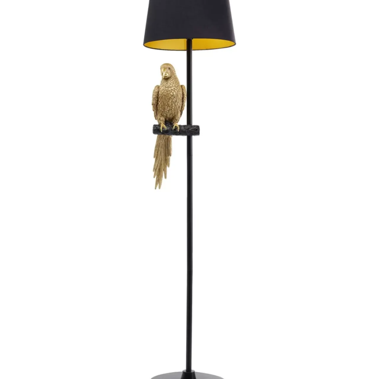 KARE Design Steh & Bodenleuchten-Stehleuchte Animal Parrot Gold 176Cm