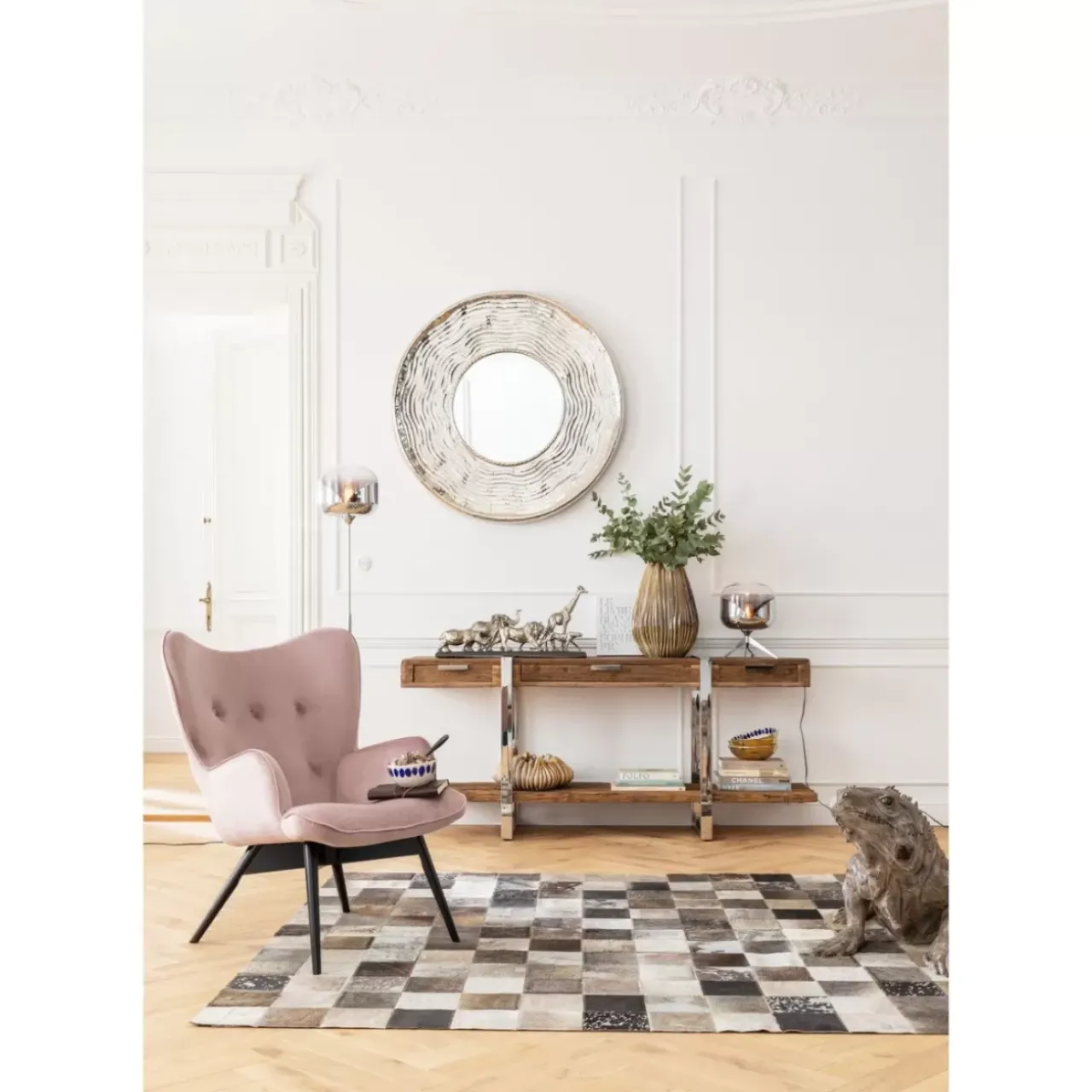 KARE Design Steh & Bodenleuchten-Stehleuchte Chrome Goblet Ball