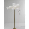 KARE Design Steh & Bodenleuchten-Stehleuchte Feather Palm Weis 165Cm
