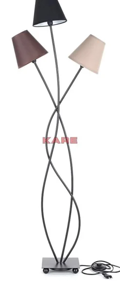 KARE Design Steh & Bodenleuchten-Stehleuchte Flexible Mocca Tre