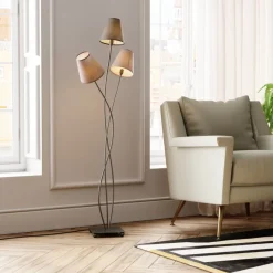 KARE Design Steh & Bodenleuchten-Stehleuchte Flexible Mocca Tre