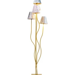 KARE Design Steh & Bodenleuchten-Stehleuchte Flexible Velvet Brass Cinque