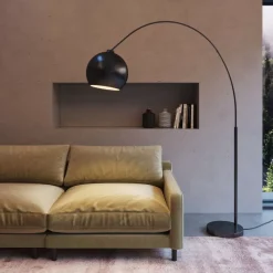 KARE Design Steh & Bodenleuchten-Stehleuchte Lounge Small Deal Eco Matt Schwarz 175