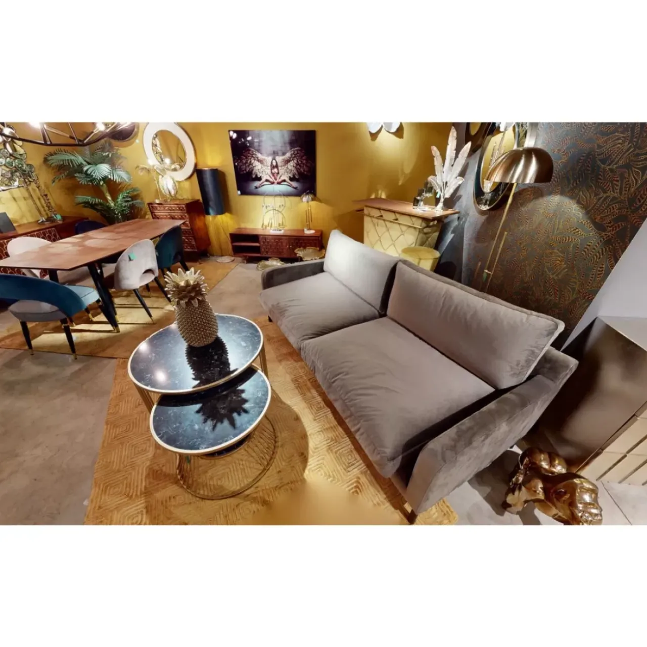 KARE Design Steh & Bodenleuchten-Stehleuchte Solo Brass