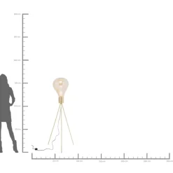 KARE Design Steh & Bodenleuchten-Stehleuchte Tripod Pear 160Cm