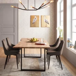 KARE Design Stühle-Stuhl East Side Braun