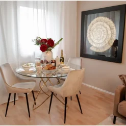 KARE Design Stühle-Stuhl East Side Champagne Xl