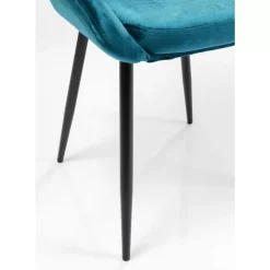 KARE Design Stühle-Stuhl East Side Petrol