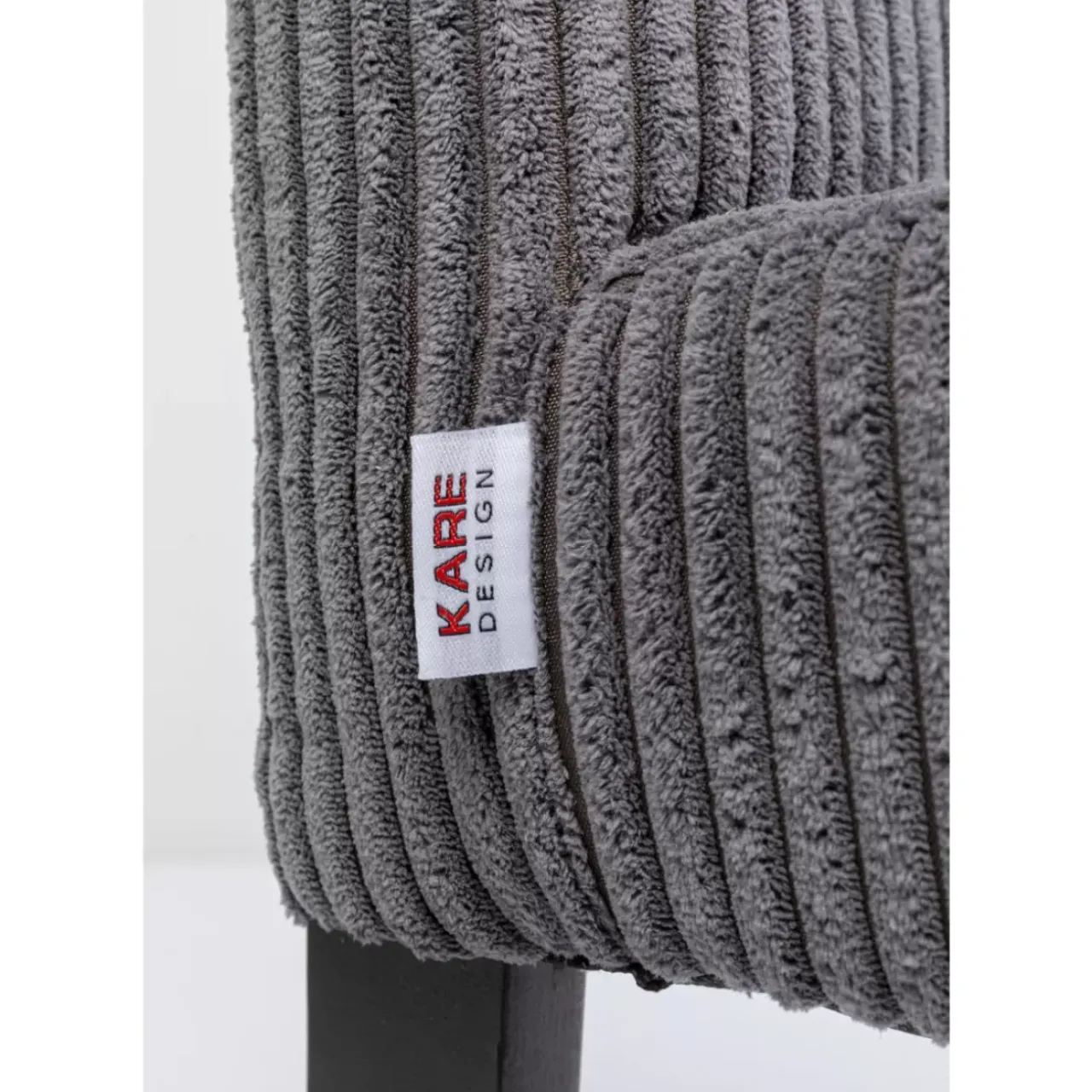 KARE Design Stühle-Stuhl Econo Cord Grau