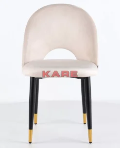 KARE Design Stühle-Stuhl Iris Velvet Beige