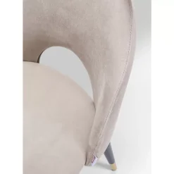 KARE Design Stühle-Stuhl Iris Velvet Beige