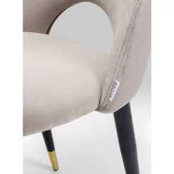 KARE Design Stühle-Stuhl Iris Velvet Beige
