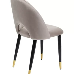 KARE Design Stühle-Stuhl Iris Velvet Beige