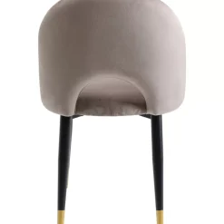 KARE Design Stühle-Stuhl Iris Velvet Taupe (2/Set)