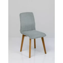KARE Design Stühle-Stuhl Lara Cord Blau