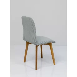 KARE Design Stühle-Stuhl Lara Cord Blau