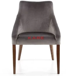 KARE Design Stühle-Stuhl Mode Velvet Grau