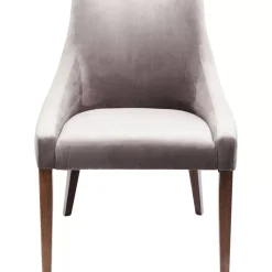 KARE Design Stühle-Stuhl Mode Velvet Grau